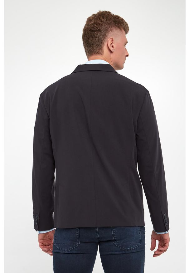 Armani Exchange - Marynarka męska z wełną ARMANI EXCHANGE. Materiał: wełna