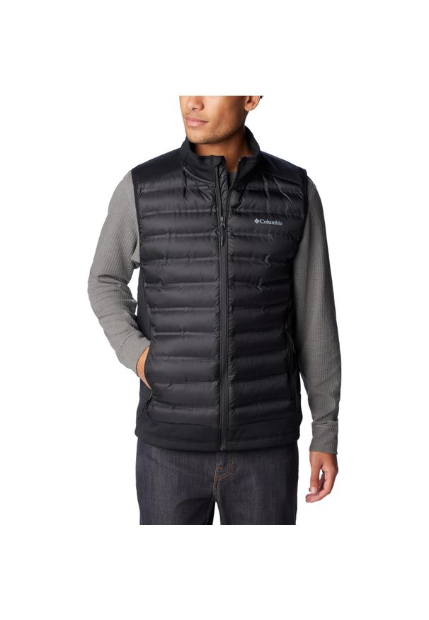 columbia - Kamizelka turystyczna męska Out-Shield Hybrid Vest. Kolor: czarny. Materiał: poliester