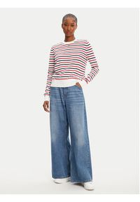 Tommy Jeans Sweter Essential DW0DW20159 Kolorowy Regular Fit. Wzór: kolorowy #5