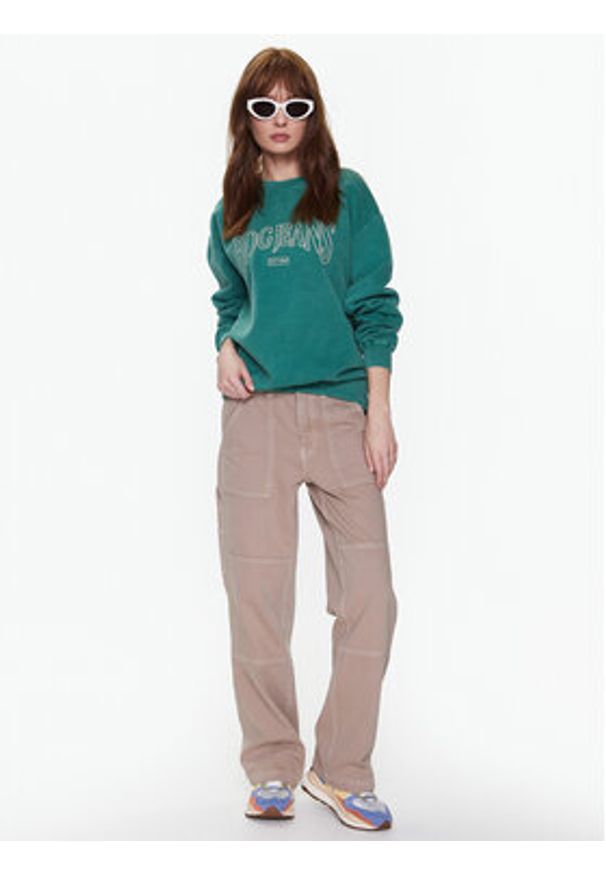 BDG Urban Outfitters Spodnie materiałowe BDG UTILITY SKATE SAND 76474220 Beżowy Relaxed Fit. Kolor: beżowy. Materiał: bawełna