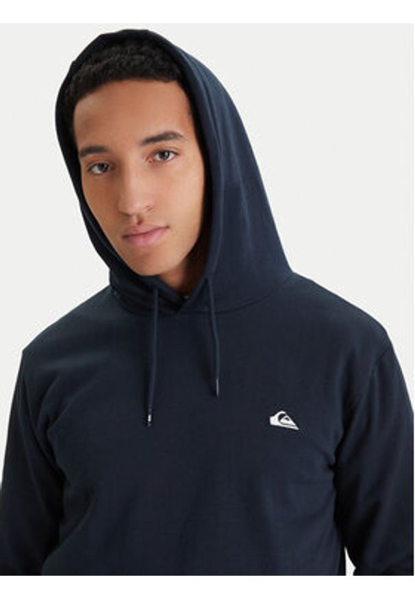 Quiksilver Bluza EQYFT04951 Granatowy Regular Fit. Kolor: niebieski. Materiał: syntetyk