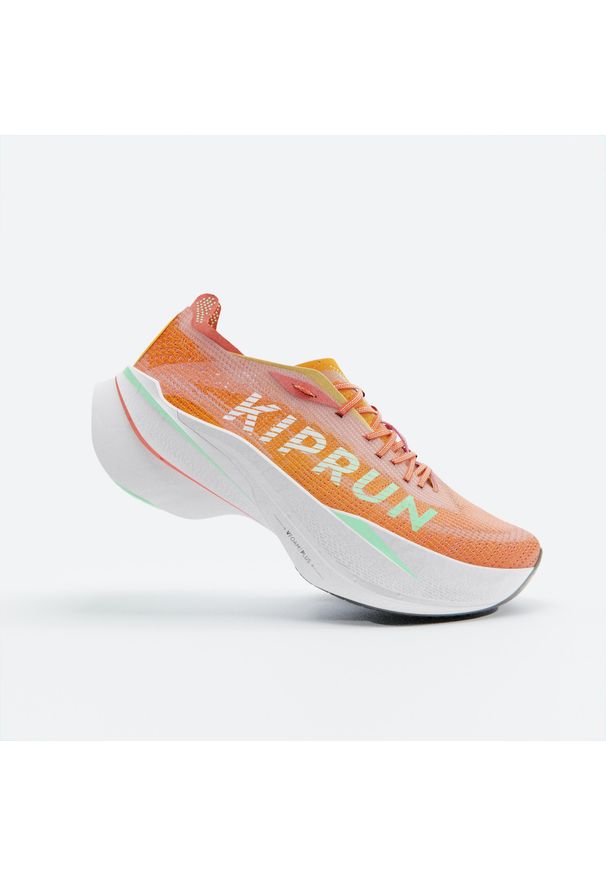 KIPRUN - Buty do biegania męskie Kiprun KD900X LD+. Kolor: czerwony, zielony, pomarańczowy, wielokolorowy. Sport: bieganie