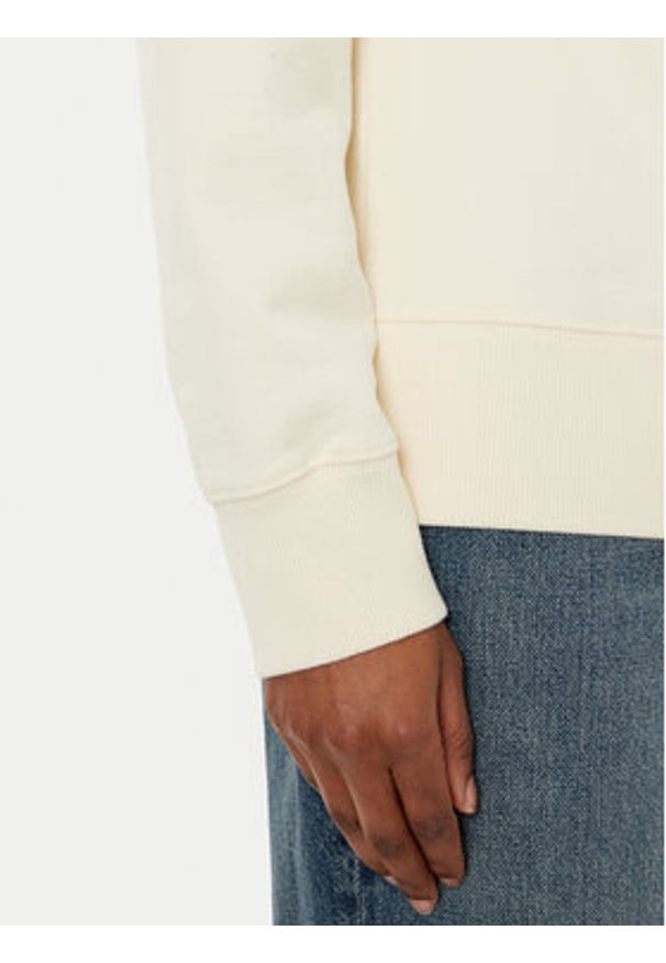 Filling Pieces Bluza Unisex Gowtu 7453392 Écru Regular Fit. Materiał: bawełna