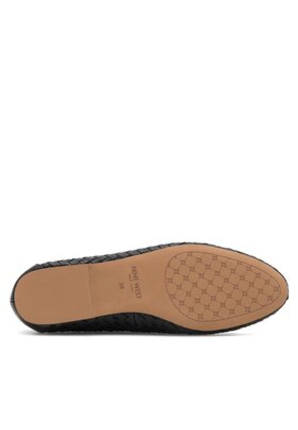 Nine West Baleriny 123AL1260 Czarny. Kolor: czarny. Materiał: skóra