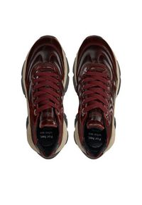 Bronx Sneakersy Platform sneakers 66462B-P Bordowy. Kolor: czerwony. Materiał: materiał. Obcas: na platformie