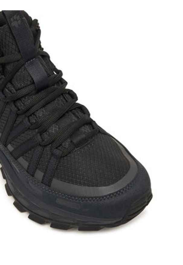 Jack Wolfskin Trekkingi Wild Hike Texapore Mid W Czarny. Kolor: czarny. Materiał: materiał