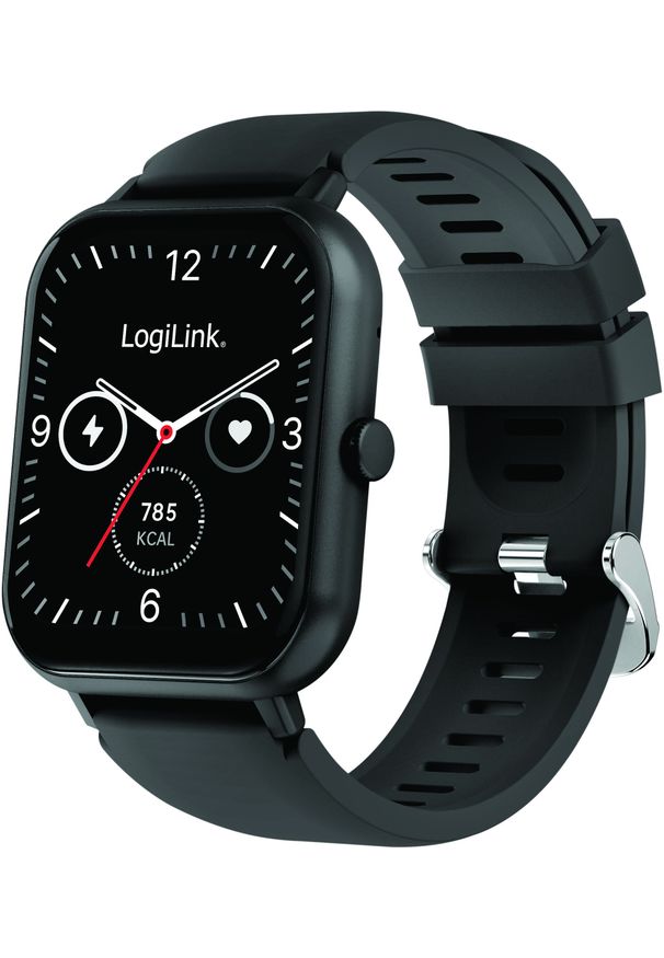 Smartwatch LogiLink Smartwatch Edge 1,83" LCD Touchscreen BT5.2 black. Rodzaj zegarka: smartwatch