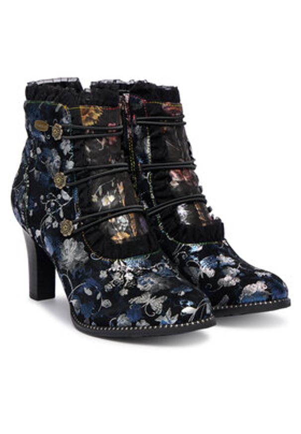 Laura Vita Botki Alcbaneo 130 Niebieski. Kolor: niebieski. Materiał: skóra