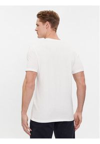 Guess T-Shirt Ss Cn Treated M4RI49 KBL31 Biały Slim Fit. Kolor: biały. Materiał: bawełna #3