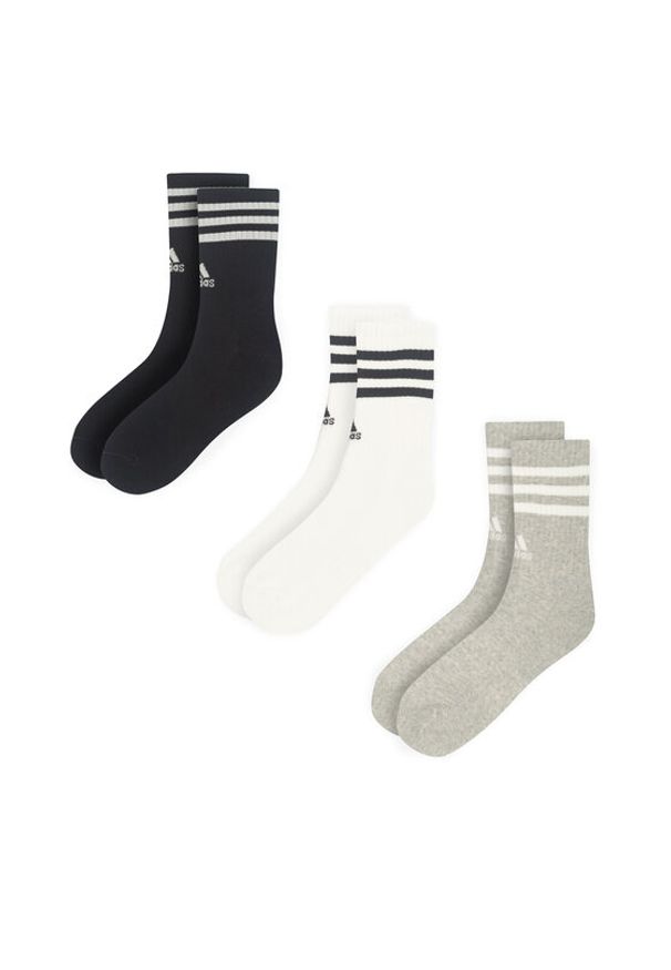 Adidas - adidas Skarpety IC1323 3-PACK Kolorowy. Materiał: syntetyk. Wzór: kolorowy