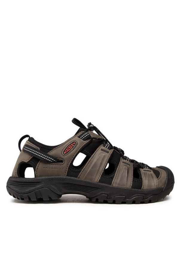 keen - Keen Sandały Targhee III Sandal 1022428 Szary. Kolor: szary. Materiał: nubuk, skóra