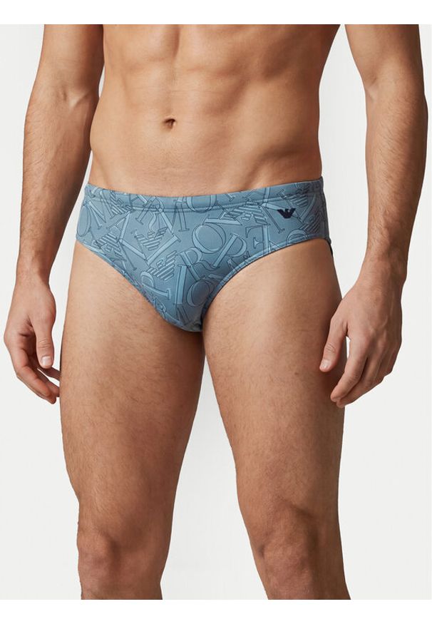 Emporio Armani Kąpielówki EM000575 AF20437 F9027 Szary. Kolor: szary. Materiał: syntetyk