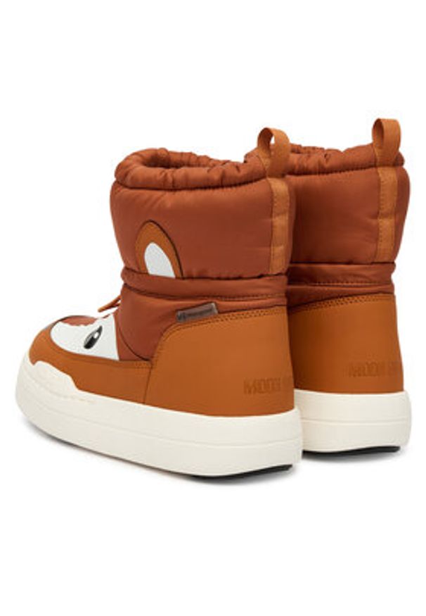 Moon Boot Śniegowce Mb Jr Park Tube Mid Animal Wp 80D3440100 D Brązowy. Kolor: brązowy. Materiał: materiał