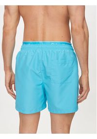 Calvin Klein Swimwear Szorty kąpielowe KM0KM01006 Niebieski Regular Fit. Kolor: niebieski. Materiał: syntetyk #5
