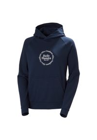 Bluza damska Helly Hansen Core Graphic. Kolor: niebieski
