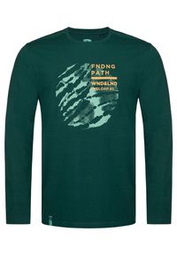 ZEAGLE - Loap Aldar Koszulka męska z długim rękawem L – 98% bawełna. Okazja: na co dzień. Kolor: zielony. Materiał: bawełna. Długość rękawa: długi rękaw. Długość: długie. Styl: casual #2