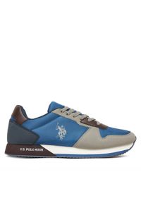 U.S. Polo Assn. Sneakersy NOBIL011M/CNH1 Niebieski. Kolor: niebieski. Materiał: materiał