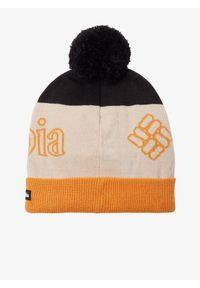 columbia - Czapka zimowa Columbia Polar Powder II Beanie - black/dark stone/sunstone. Kolor: beżowy. Materiał: polar. Sezon: zima #2
