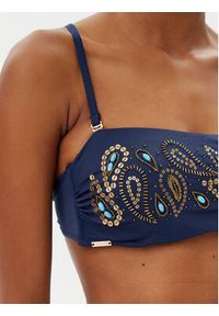 SELMARK - Selmark Góra od bikini BN223 Granatowy. Kolor: niebieski. Materiał: syntetyk