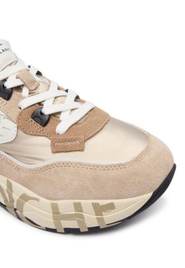 Voile Blanche Sneakersy Club105 FUR. 2019460-03 Beżowy. Kolor: beżowy. Materiał: zamsz, skóra