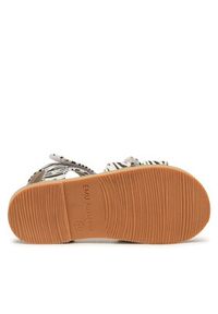 EMU Australia Sandały Zebra K12678 Biały. Kolor: biały. Materiał: skóra, zamsz. Wzór: motyw zwierzęcy #3