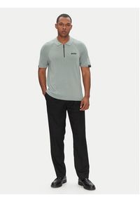 BOSS Polo K_Perform-Max_Pl 50537146 Zielony Slim Fit. Typ kołnierza: polo. Kolor: zielony. Materiał: bawełna #4