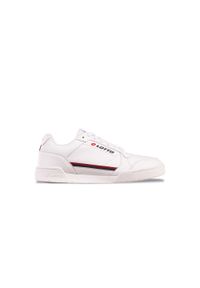 LOTTO - Buty sportowe do chodzenia unisex Lotto NANDU. Kolor: czerwony, biały, wielokolorowy. Materiał: materiał, syntetyk, tkanina, guma, skóra. Sport: turystyka piesza #1