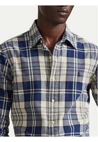 Polo Ralph Lauren Koszula 710953707004 Granatowy Custom Fit. Typ kołnierza: polo. Kolor: niebieski. Materiał: bawełna #3