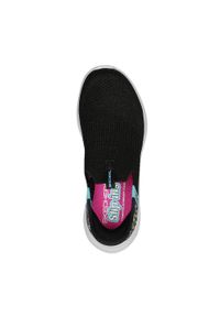 skechers - Buty do chodzenia damskie Skechers 303801LBKMT. Kolor: czarny. Materiał: guma, tkanina. Model: Skechers Sport. Sport: turystyka piesza