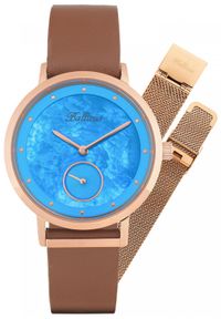 BALTICUS - Zegarek damski Balticus BLT-BALNSRBL-P brązowy. Kolor: brązowy #1
