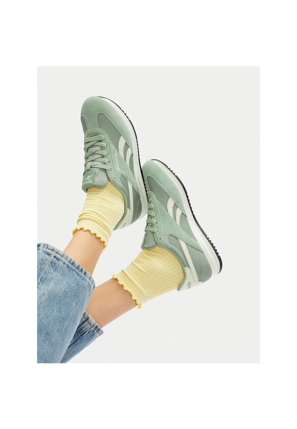 Sneakersy Reebok. Kolor: zielony
