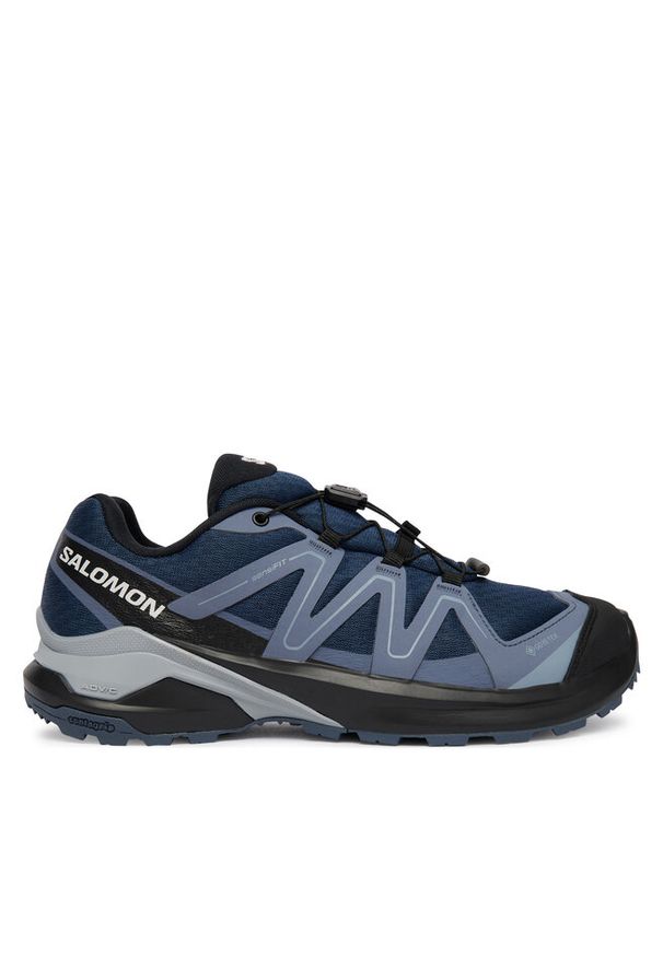salomon - Trekkingi Salomon. Kolor: niebieski