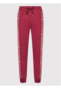 Rage Age Spodnie dresowe Carbon Bordowy Regular Fit. Kolor: czerwony. Materiał: dresówka, bawełna