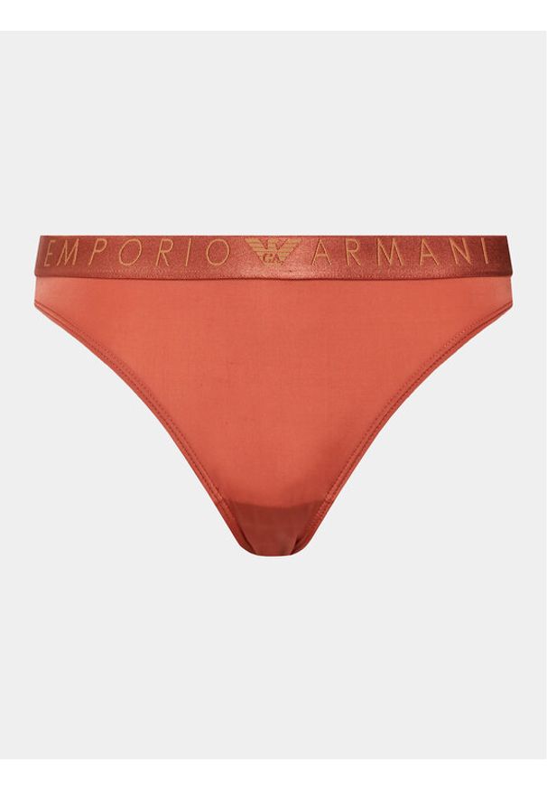 Emporio Armani Underwear Figi 162525 3F235 03051 Brązowy. Kolor: brązowy. Materiał: bawełna, syntetyk