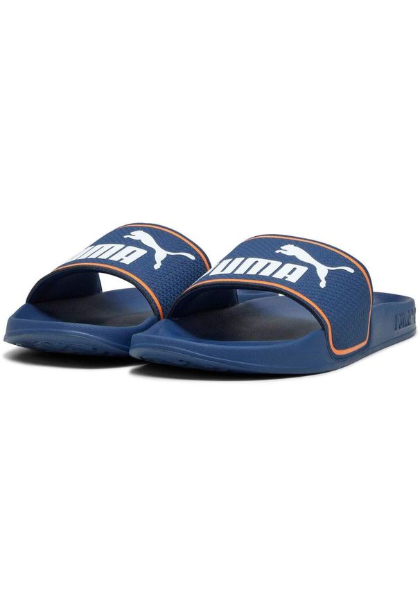 Klapki basenowe dla dorosłych Puma Leadcat 2.0. Kolor: niebieski. Materiał: syntetyk, materiał. Styl: sportowy