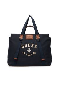 Guess Torba weekendowa HMOSCM P6246 Granatowy. Kolor: niebieski. Materiał: materiał #1