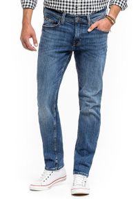 Spodnie Męskie Jeansowe Mustang Vegas Denim Blue 1014037 5000 583, W31 L32. Okazja: na co dzień. Długość: długie. Styl: klasyczny, casual #1