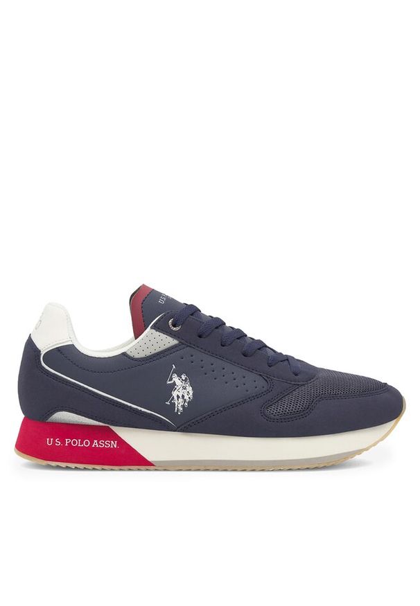 Sneakersy U.S. Polo Assn.. Kolor: niebieski