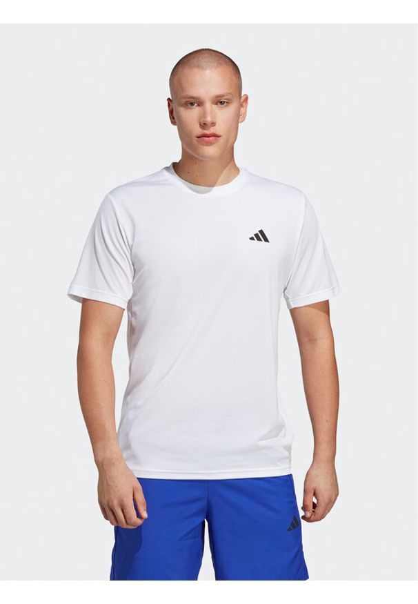 Adidas - adidas Koszulka techniczna Train Essentials Training IC7430 Biały Regular Fit. Kolor: biały. Materiał: syntetyk