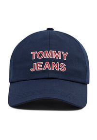 Tommy Jeans Czapka z daszkiem Graphic Cap AW0AW10191 Granatowy. Kolor: niebieski. Materiał: materiał #5