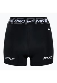 Spodenki treningowe damskie Nike Pro Mid Rise 3". Kolor: czarny