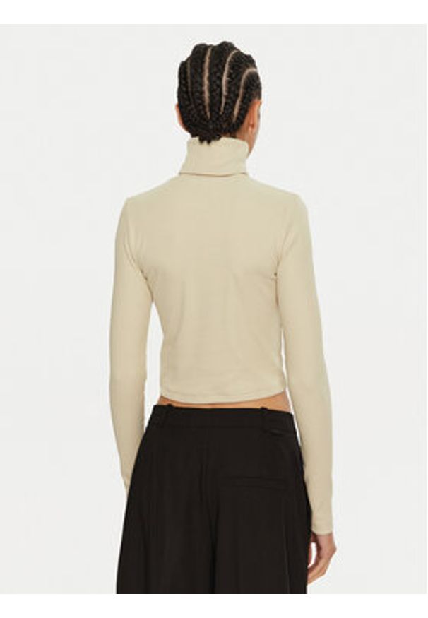 Calvin Klein Jeans Golf J20J224196 Zielony Regular Fit. Typ kołnierza: golf. Kolor: zielony. Materiał: bawełna