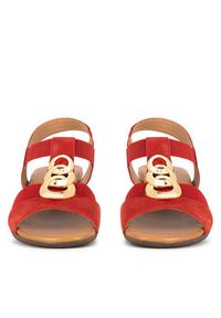 Go Soft Sandały WI23-BETTY-09 Czerwony. Kolor: czerwony. Materiał: materiał #4
