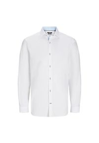 Koszula Jack & Jones Parker jasnobiała. Kolor: biały #1