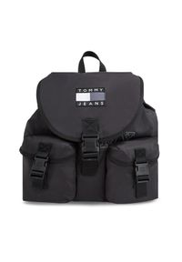 Tommy Jeans Plecak Tjm Heritage Flap Backpack AM0AM11656 Czarny. Kolor: czarny #1