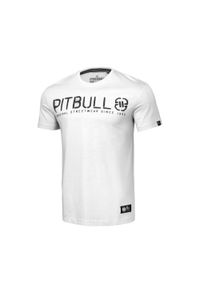 PITBULL - Koszulka bawełniana sportowy t-shirt dla dorosłych Origin. Kolor: szary, biały, wielokolorowy. Materiał: bawełna