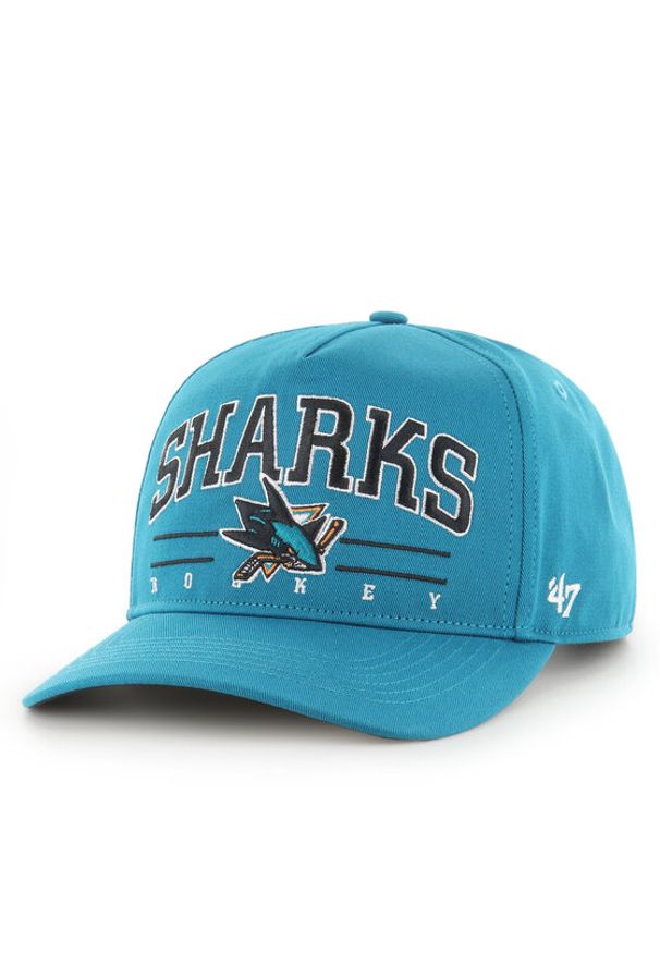 47 Brand Czapka z daszkiem San José Sharks Roscoe Hitch H-RSCOE22GWP Niebieski. Kolor: niebieski. Materiał: bawełna, materiał