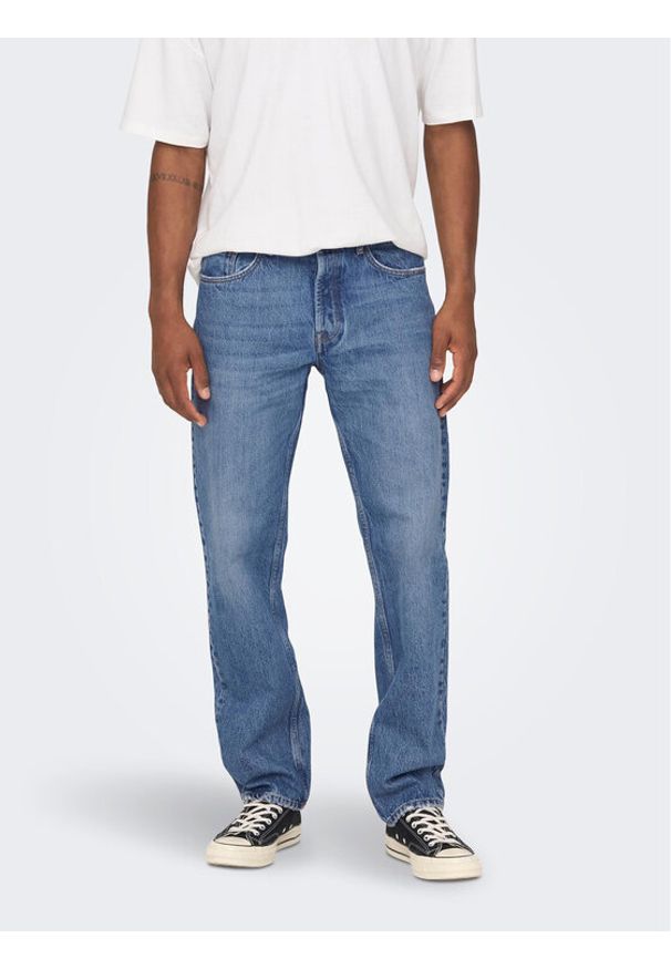 Only & Sons Jeansy Edge 22024939 Niebieski Loose Fit. Kolor: niebieski