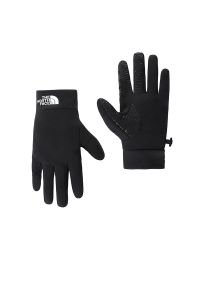 Rękawiczki The North Face Rino 0A55KZJK31 - czarne. Kolor: czarny. Materiał: elastan, poliester, materiał. Sezon: zima, jesień