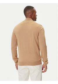 BOSS Sweter Ebenji 50528300 Beżowy Regular Fit. Kolor: beżowy. Materiał: wełna #3